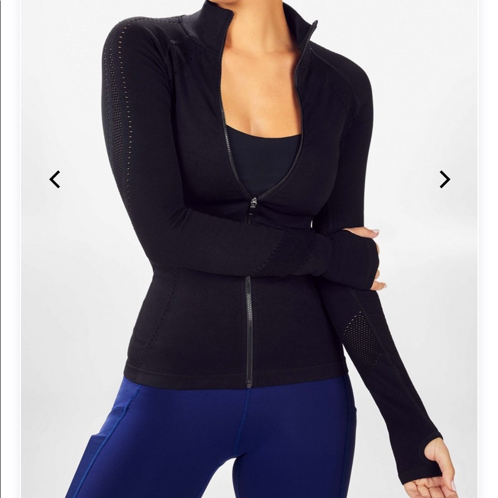 Fabletics Delta Seamless Long Sleeve Zipup